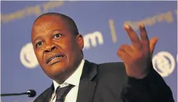  ?? / ALON SKUY ?? Brian Molefe is set to return to his former job as Eskom CEO today.