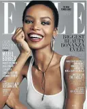  ?? Picture: IMG Models ?? Borges on the cover of US Elle magazine.