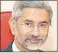  ??  ?? Foreign Secretary S Jaishankar