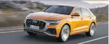  ?? AUDI/DRIVING ?? Audi’s new Q8 offers a mix of off-road brawn on the outside and luxury sedan-like comfort on the inside.