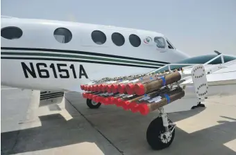  ?? National Centre for Meteorolog­y ?? Cloud-seeding takes place across the UAE throughout the year