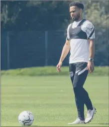  ?? Picture: Habibur Rahman ?? BUILDING HIS FITNESS Louis Thompson at Pompey’s Roko training ground