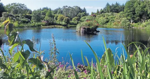  ??  ?? ● Beautiful Glenwhan Gardens, near Stranraer, which features in the first Spring Flower Festival