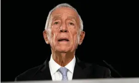  ?? Armando França/AP ?? Portugal’s president, Marcelo Rebelo de Sousa, addresses the country on Thursday. Photograph: