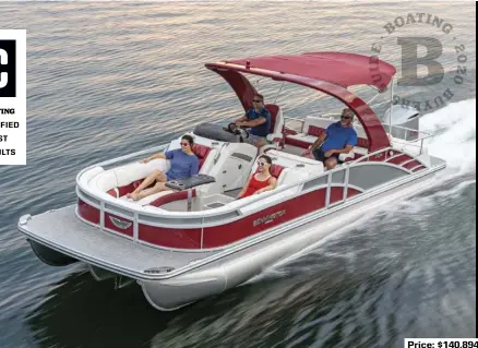  ?? Price: $140,894 ?? SPECS: LOA: 26'6.5" BEAM: 8'6" DRAFT: N/A DRY WEIGHT: N/A SEAT/WEIGHT CAPACITY: N/A FUEL CAPACITY: 58 gal.
HOW WE TESTED: ENGINE: Yamaha F300 V-6 four-stroke DRIVE/PROP: Outboard/Yamaha Saltwater Series II 15.75" x 15" stainless steel GEAR RATIO: 1.75:1 FUEL LOAD: 44 gal. CREW WEIGHT: 400 lb.