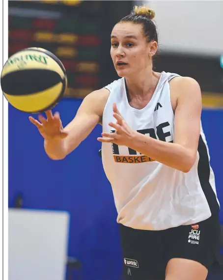  ?? HELPING HAND: Townsville Fire star Darcee Garbin has taken a role with the ABA. Picture: SCOTT RADFORD- CHISHOLM ??