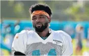  ?? WILFREDO LEE/AP ?? The girlfriend of Jarvis Landry, above, said she was not harmed during a “vocal disagreeme­nt” with the receiver.