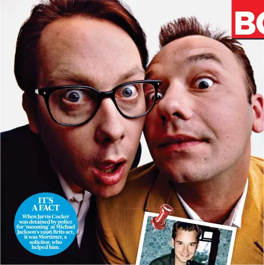  ?? ?? STRAIGHT MAN: Bob Mortimer, left and above, with Vic Reeves. Right: Bob, aged 19, with a cat called Mr Billy