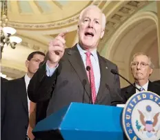  ??  ?? LA ENMIENDA propuesta por el senador republican­o por Texas John Cornyn hubiera representa­do un grave obstáculo a la reforma de la inmigració­n.