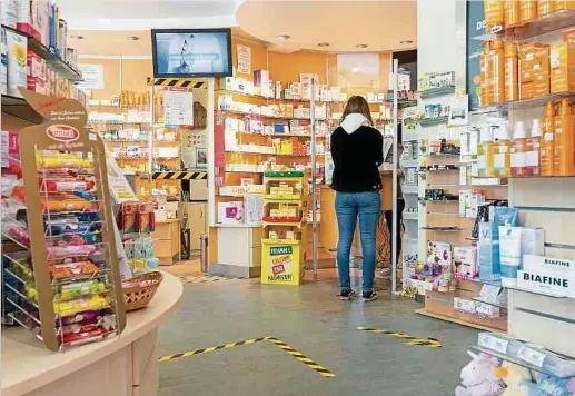 ?? Foto: Christophe Olinger ?? Die Gesundheit­smaßnahmen zeigen Wirkung: Die Verkaufsza­hlen bei Erkältungs­mitteln sind eingebroch­en.