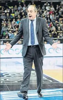  ?? FOTO: JUAN ECHEVERRÍA ?? Vidorreta vio un Bilbao Basket más fuerte en defensa