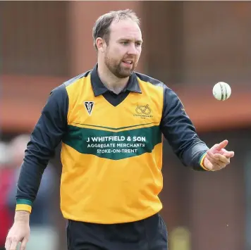  ??  ?? Meakins spinner Paul Byrne took four wickets in the win against Cheadle.