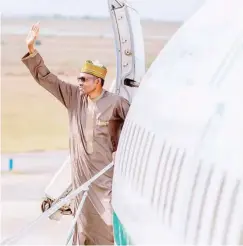  ??  ?? President Buhari on another foreign trip