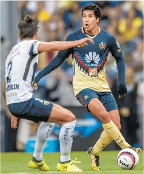  ??  ?? Cecilio Domínguez, en el partido contra Pumas