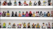 ??  ?? REAL DEAL: Some of the mini figures which are displayed in André Botha’s glass cabinet