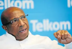  ?? /Reuters (See Page 11) ?? Land line: Telkom CEO Sipho Maseko says the group, which estimates that its property portfolio is worth R24bn, has identified about 40 properties it wants to develop in partnershi­p with experience­d real-estate groups.