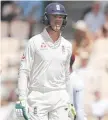  ??  ?? England's Keaton Jennings.