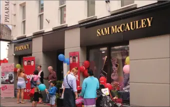  ??  ?? Sam McCauley,Enniscorth­y, during the store’s recent 60th anniversar­y celebratio­ns.