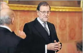  ?? DANI DUCH ?? Mariando Rajoy, en la Pascua Militar el pasado domingo