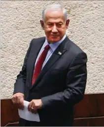  ?? ?? BENJAMIN NETANYAHU.