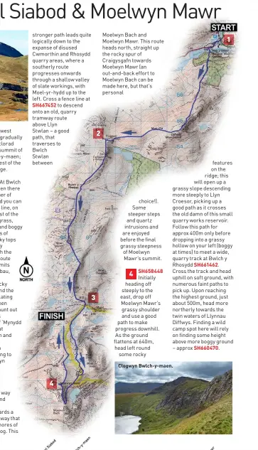  ?? ?? DIFFICULTY HARD DISTANCE 24KM TIME 8½ HOURS TOTAL ASCENT 1733M