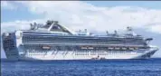  ??  ?? The Grand Princess during a cruise to Hawaii last month. US health officials have conducted tests aboard the ship off San Francisco. AFP