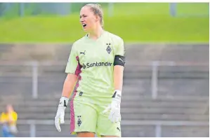  ?? FOTO: HEIKO VAN DER VELDEN ?? Luisa Palmen überragte beim Punktgewin­n von Borussia Mönchengla­dbach beim FC Ingolstadt.