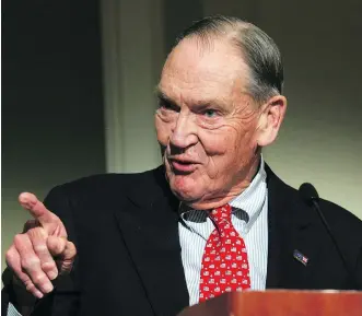  ?? KEN CEDENO/BLOOMBERG FILES ?? Vanguard Group founderJoh­n C. Bogle expanded access to the first index fund for individual investors, which enabled them to avoid the higher fees charged by profession­al fund managers.