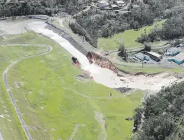  ?? Archivo ?? PREVENCIÓN. Tras el huracán María en el 2017, la represa Guajataca sufrió un derrumbe, cuya reparación estuvo a cargo del Cuerpo de Ingenieros del Ejército de los Estados Unidos.
