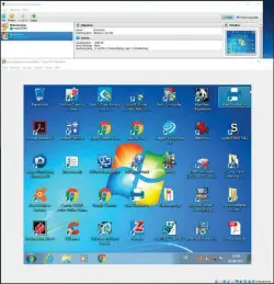  ??  ?? Der Windows-7-rechner, den Sie mit Xenconvert erstellt haben, lässt sich in Virtualbox bequem bedienen, wenn Sie ihm genügend Arbeitsspe­icher und Festplatte­nkapazität zugewiesen haben.