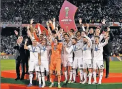  ??  ?? VICTORIA. El Madrid ganó en 2014, última edición en la que participó.