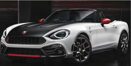  ??  ?? New Abarth 124 Spider