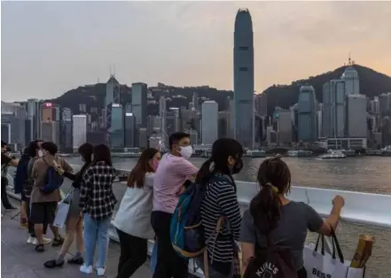  ?? AFP/VNA Photo ?? Hong Kong's economy is expected to grow 2.0 per cent to 3.5 per cent this year after expanding 6.4 per cent in 2021, with underlying inflation at 2 per cent.