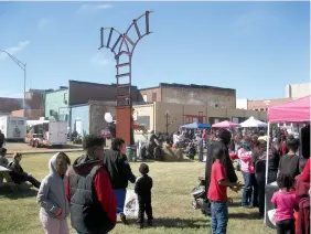  ?? Staff photo by Greg Bischof ?? People attend the Fall Festival on Saturday in downtown Texarkana.