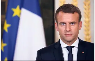  ?? (Photo AFP) ?? Emmanuel Macron, un président de plus en plus jupitérien...