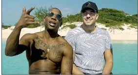  ?? Netflix ?? Flameous last words: Ja Rule and Billy McFarland hype the doomed Fyre Festival in Fyre: The Greatest Party That Never Happened on Netflix.