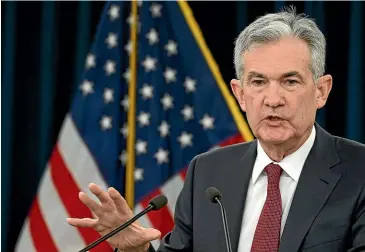  ?? AP ?? Donald Trump tapped Federal Reserve Governor Jerome Powell to become head of the US central bank, promoting a soft-spoken centrist to replace Janet Yellen.