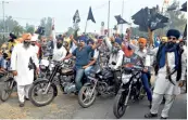  ?? PRABHJOT GILL ?? BLASPHEMOU­S A Sikh protest rally after the Bargari incident in Amritsar