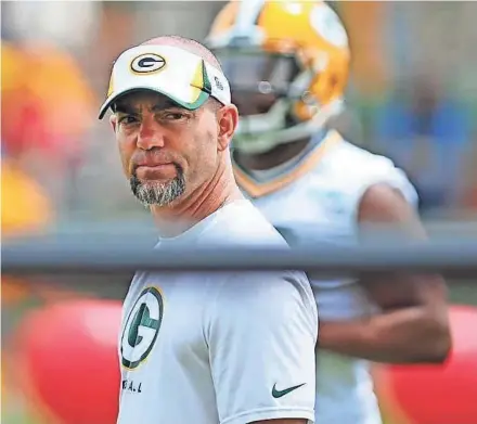  ?? H. MARC LARSON ?? Former Packers strength and conditioni­ng coordinato­r Mark Lovat has shifted into an assistant role.