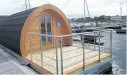  ?? ?? One of the pods at Kilrush Marina.