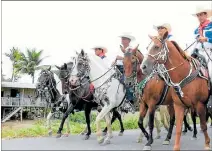  ?? CORTESÍA ?? Recorrido. Los caballista­s llegaron con sus mejores equinos.