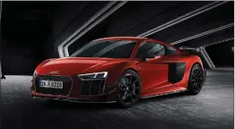  ??  ?? Only five Audi Performanc­e Parts R8s are on offer in the UK