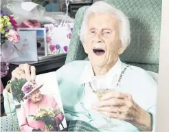  ??  ?? Celebratio­ns
Louisa Wilson turned 109 on July 25