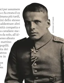  ??  ?? OSWALD BOELCKE. L’ASSO TEDESCO ERA ANCHE IL TEORICO CHE STABILÌ LE NORME BASICHE DI COMBATTIME­NTO AEREO IN VIGORE ANCOR OGGI.