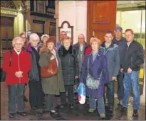  ?? Picture: Andy Jones FM4612046/FM4612035 ?? NAAG supporter Keith Young outside a meeting for the Hermitage Lane planning applicatio­n and, right, more supporters