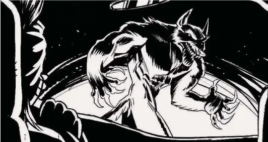  ?? Debora Lancianese ?? Robert Saucedo’s new comic, “Where Wolf,” takes werewolf lore in a new direction.