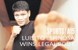 Boxing legend Luisito Espinosa receives justice 17 years later