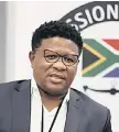  ??  ?? FIKILE Mbalula at the State Capture Commission of Inquiry in Parktown yesterday.