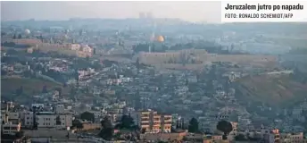  ?? FOTO: RONALDO SCHEMIDT/AFP ?? Jeruzalem jutro po napadu