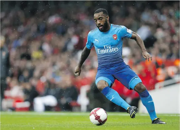  ?? — GETTY IMAGES FILES ?? All eyes will be on French striker Alexandre Lacazette when Arsenal kicks off the Premier League season at Leicester City.